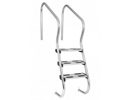 escalera piscinas fácil acceso acero inoxidable Aisi 316 FLEXINOX