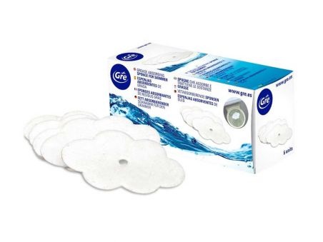 Esponjas absorbentes de grasa para piscina Gre