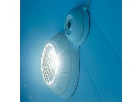 Foco proyector Led de luz blanca Gre para válvula de retorno de piscina