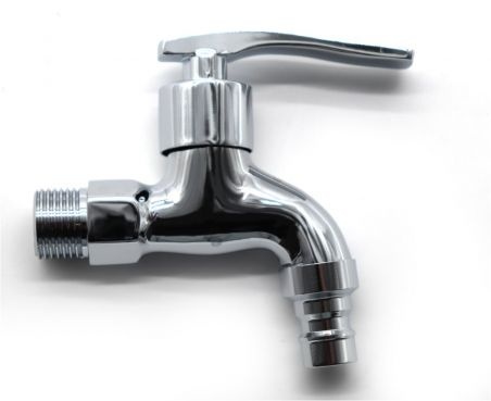 Grifo enjuague de pies para ducha de piscina aluminio Poolstar