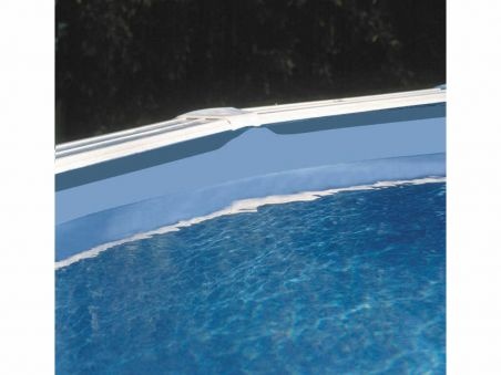 Liner azul para piscina ovalada Gre 40/100 - Altura 120 - Sistema colgante