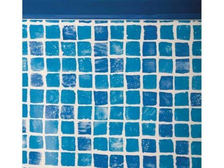 Liner gresite para piscina redonda Gre 75/100 - Altura 120 - Sistema overlap
