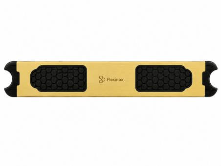 Peldaño antideslizante Flexinox en acero inoxidable SUNLIT GOLD para escalera de piscina