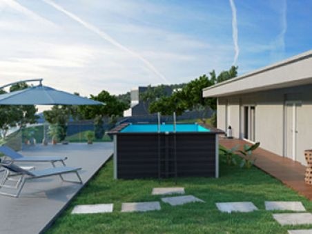 piscina desmontable Avantgarde cuadrada GRE
