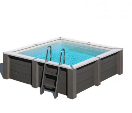 Piscina desmontable Gre Avantgarde Nova cuadrada de composite