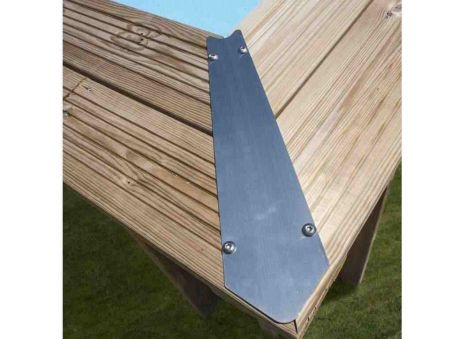 piscina desmontable madera Mango rectangular GRE