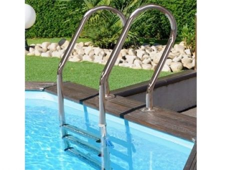 piscina desmontable madera Mango rectangular GRE