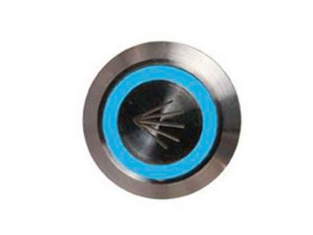 Pulsador piezoeléctrico Balboa de 22 mm con botón en acero inoxidable para masaje de piscinas