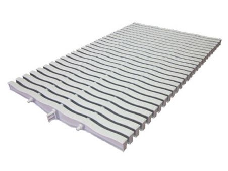 Rejillas para piscina desbordante Recto - Altura 20-34 mm Hayward