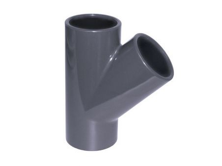 Te 45º PVC encolar para piscina Cepex