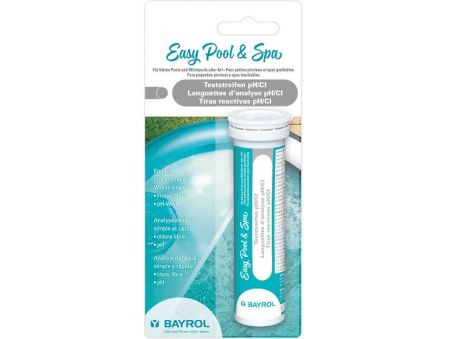 Tiras analíticas Easy Pool & Spa de cloro y pH Bayrol