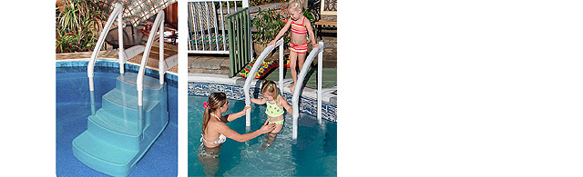 escalera piscina fácil acceso ABS